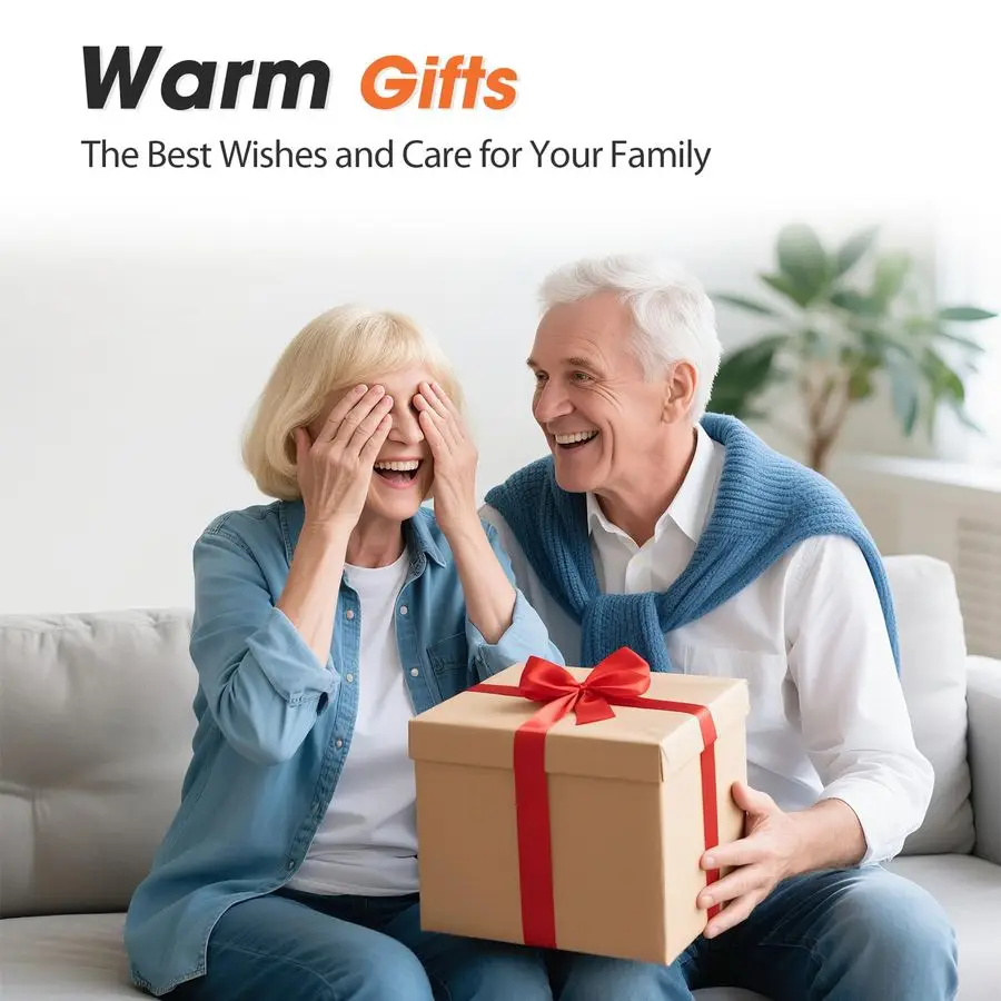 

Cordless Ankle Heating Pads, Ankle Massager with Heat, Rechargeable Heated Foot Brace Wrap, 3 Vibration and Heating Modes, Auto