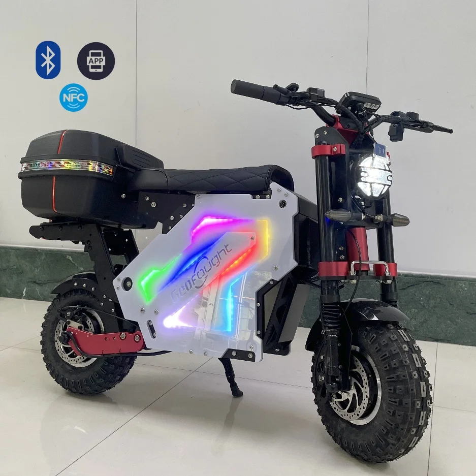 Seated Bike 10000Watt Motorcycle Load Electric 120KMH