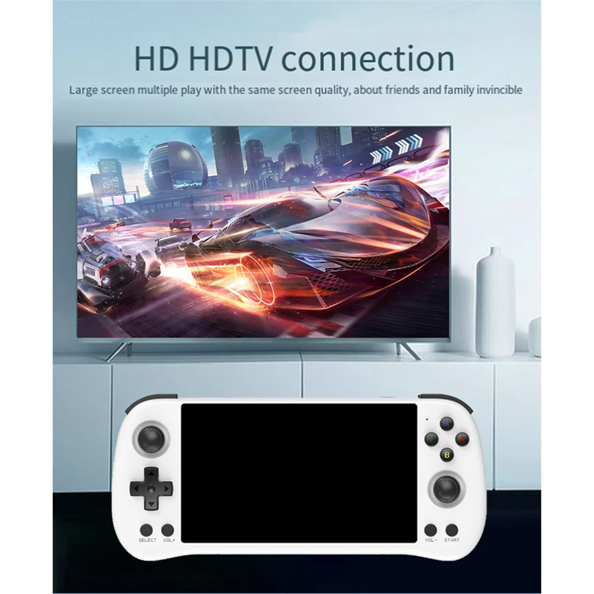 X55 Handheld Console 16G + 64G RK3566 5.5 INCH 1280X720 IPS Scherm Open-Source Linux Retro Game Console