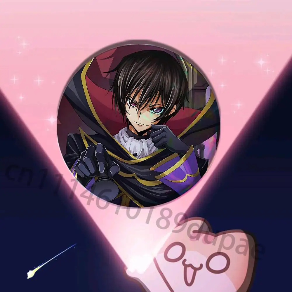 L-Lelouch Badges 25 32 44 58 75 mm Round Customizable Wholesale Fan goods Self-made fan freebies