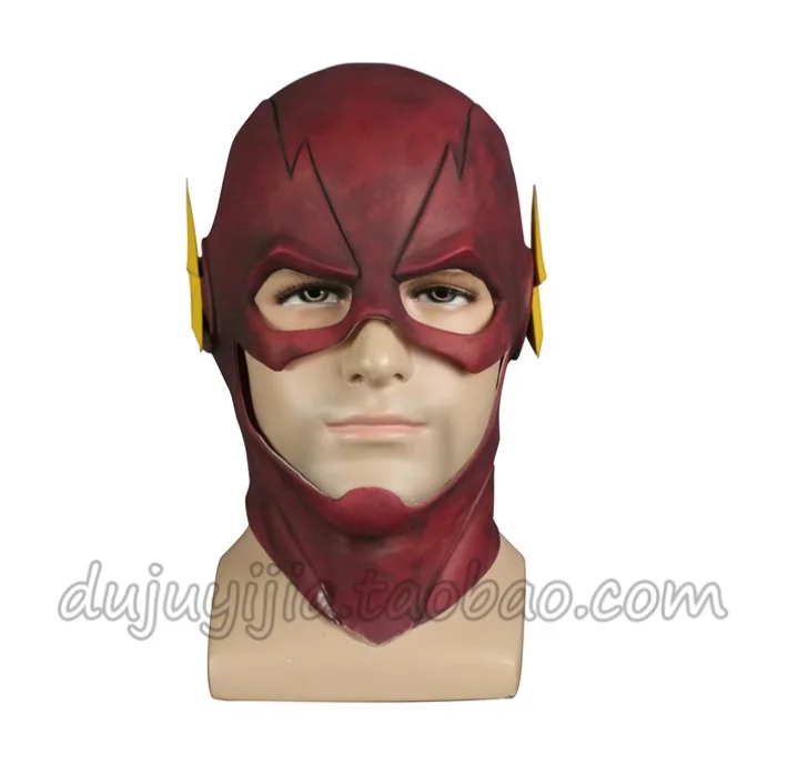 American FLASH Flash Mask Cosplay Anime Helmet Christmas and Halloween Headgear