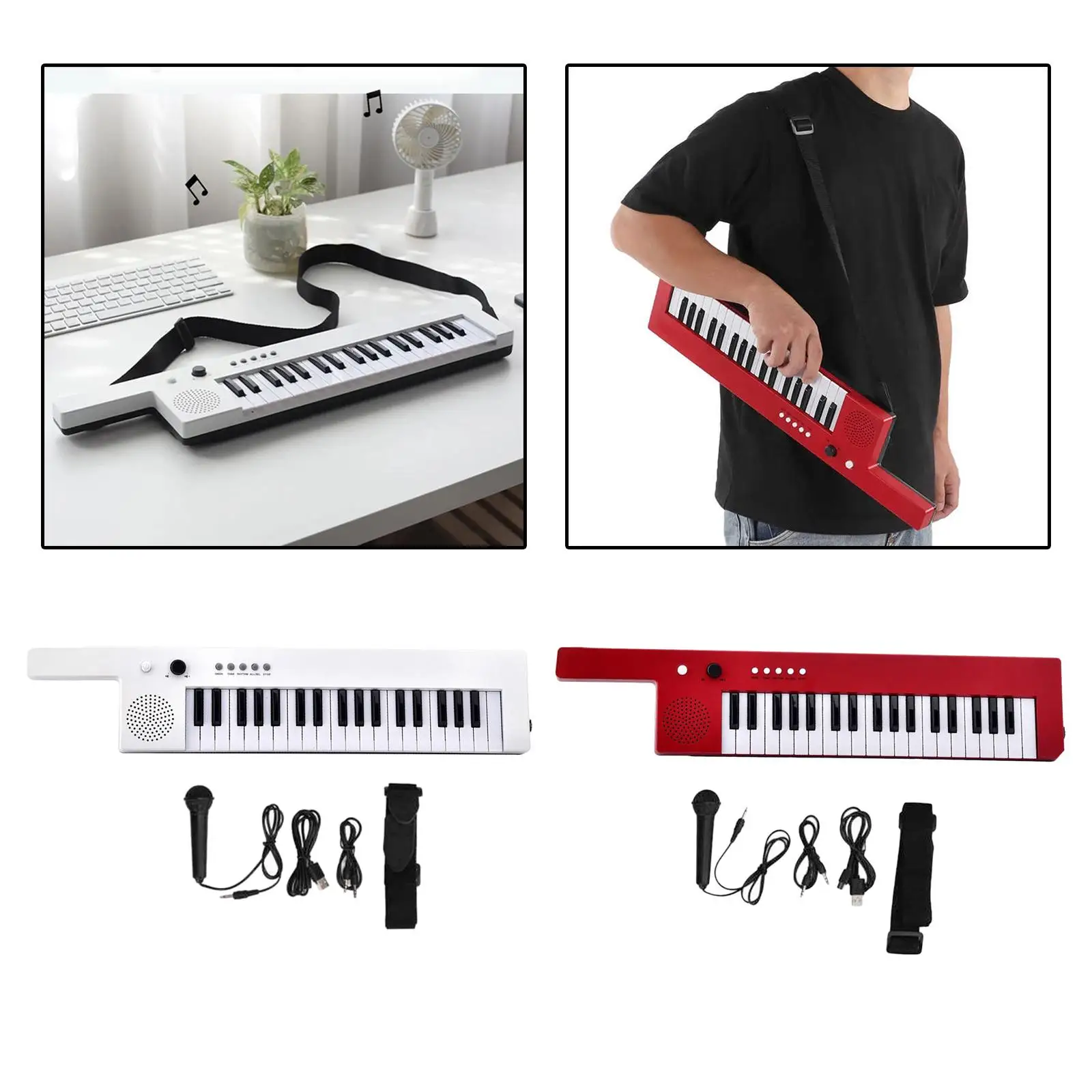

Music Keyboard Piano Multifunction Practic 37 Keys for stage Learning