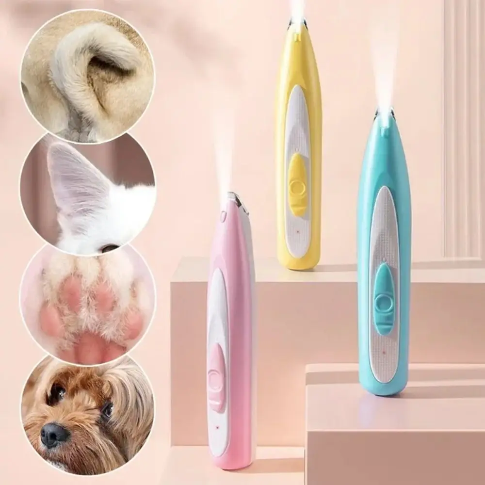 

Cordless Pet Foot Trimmer Portable LED Display Cat Paw Shaver USB Rechargeable Waterproof Dog Clippers for Grooming Dogs Haircut