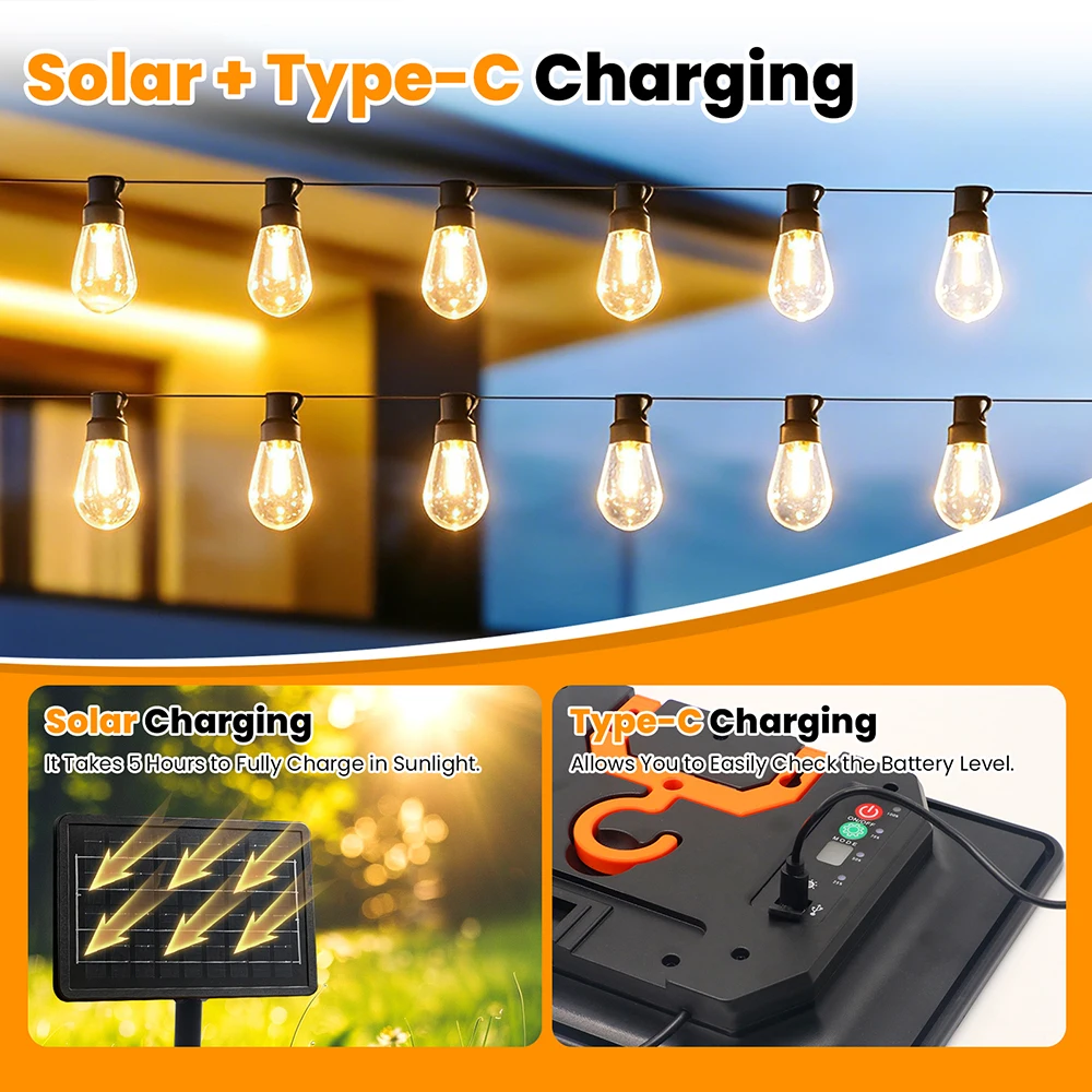 Güneş Enerjili Sıcak Beyaz LED - String Light Bistro incelemesi ve fiyatı