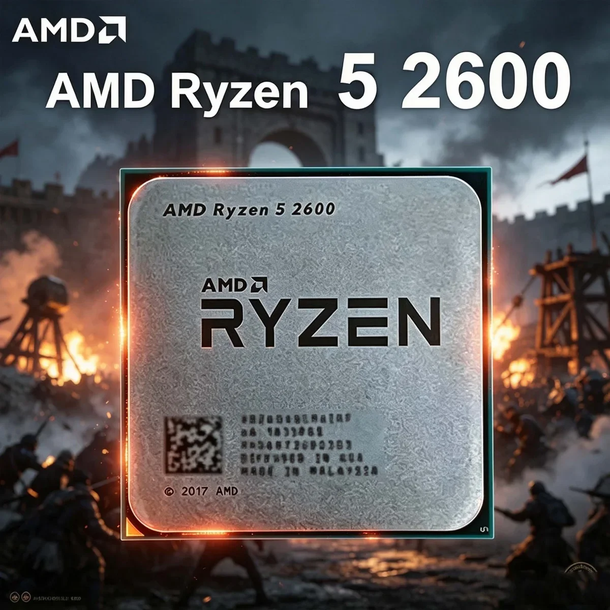 processeur-amd-ryzen-5-2600-r5-2600-65w-cpu-yd2600bbm6iaf-socket-am4-six-core-twelve-thread-34ghz