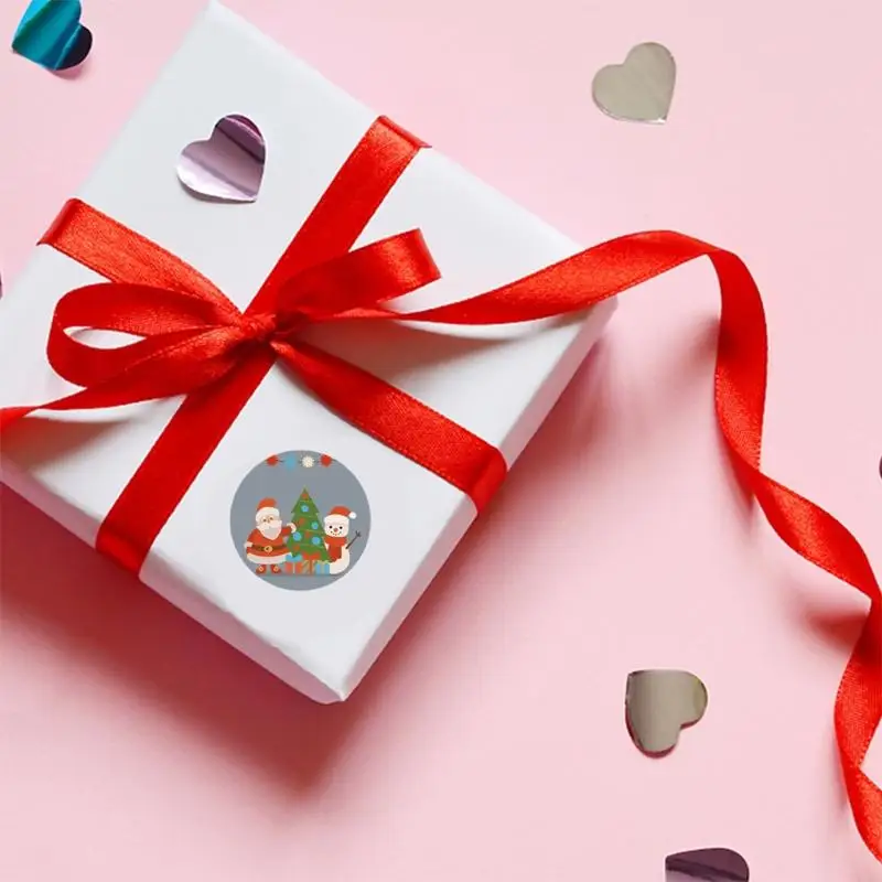 Y5LC 500PCS/ROLL PARA CRIATIVAS RETAMENTOS RABELA REQUIPE INCLAÇÃO CRIATIVOS Tags presente Xmas suppli