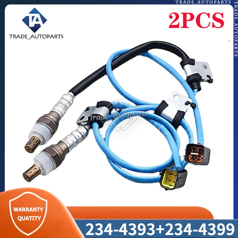 2PCS Oxygen Sensor 234-4393 234-4399 For 2003 2004 2005 Mazda 6 2.3L Upstream Downstream Lambda O2 SENSOR L33418861A L32118861A