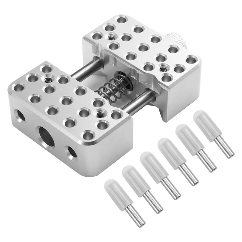 AT02-Bench Pliers Aluminum Alloy Adjustable Vise Fixture For Model Making Workbench Modelling Hobby Tools