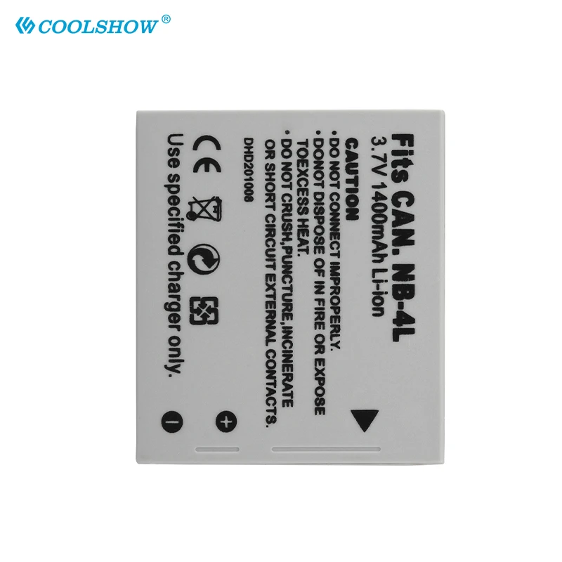 Camera Battery NB-4L NB 4L For Canon IXUS 30 40 50 55 60 65 80 100 I20 110 115 120 130 IS 117 220 225 230 255 1400mah Batteries