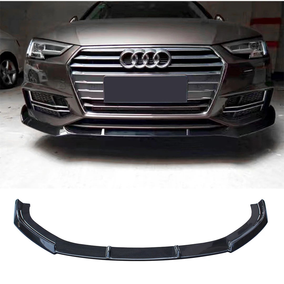 For Audis A3 2012-2016 Carbon Fiber Front Bumper lip Body kit