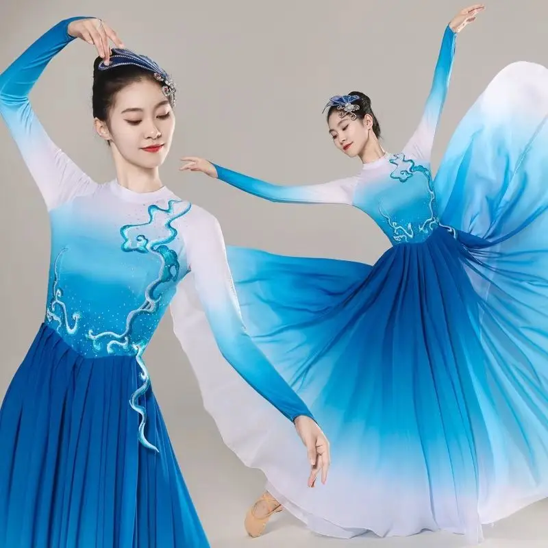 زي الأداء، الرقص الحديث، ملابس الرقص النهري تشبه الحياة، أداء مرافقة الرقص، فستان للرقص