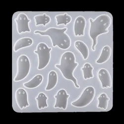 Ghost Shape Resin Earring Silicone Molds for Epoxy Resin with Earring Epoxy Resin Molds for DIY Keychain Polymer Clay Crafts