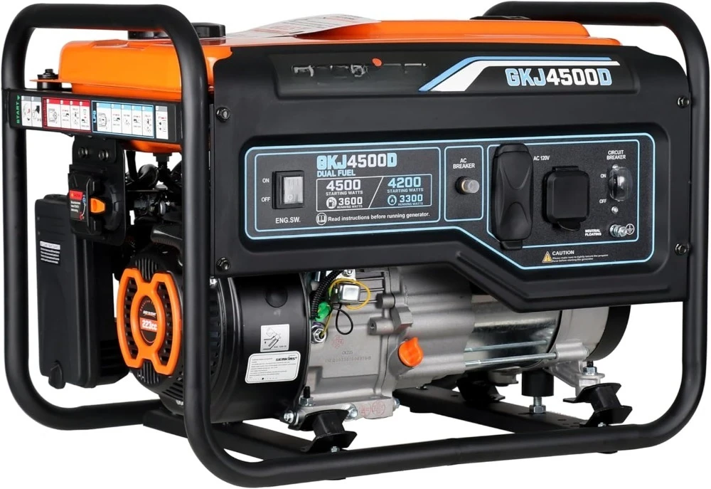 

4500 Watt Dual Fuel Generator Propane & Gas