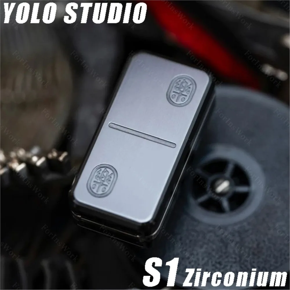 YOLO STUDIO S1 Zirconium Paragraph Version Push Slider Slide Fidget Toy Cool Gadget Office Toys