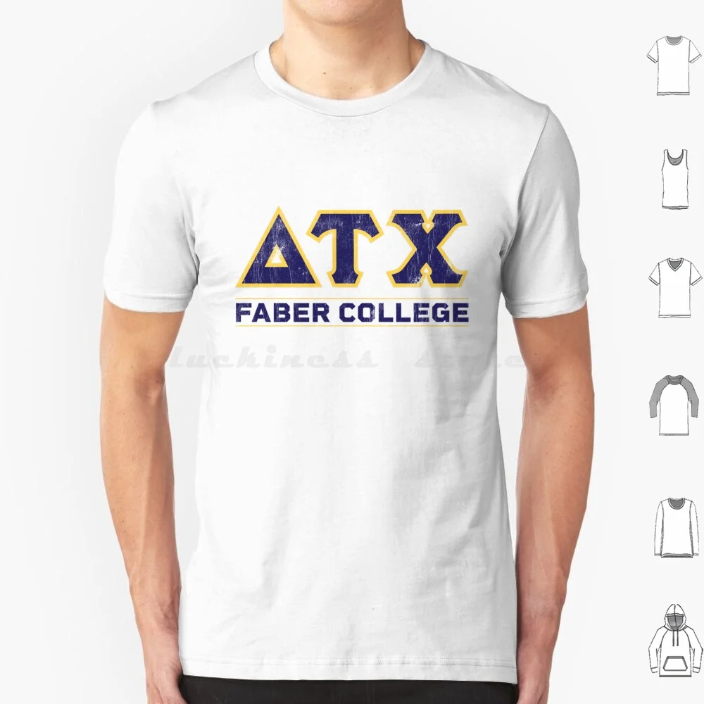 

Delta Tau Chi-Faber College T Shirt 6xl Cotton Cool Tee Animal House Delta Faber College Fraternity Toga Party