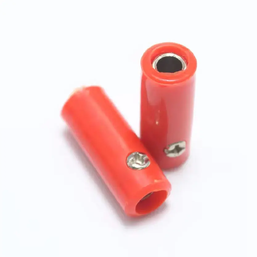 Adapter Extender Insulated Connector for Speaker Wire Test Leads 4mm Banana Plug Coupler Female Barrel