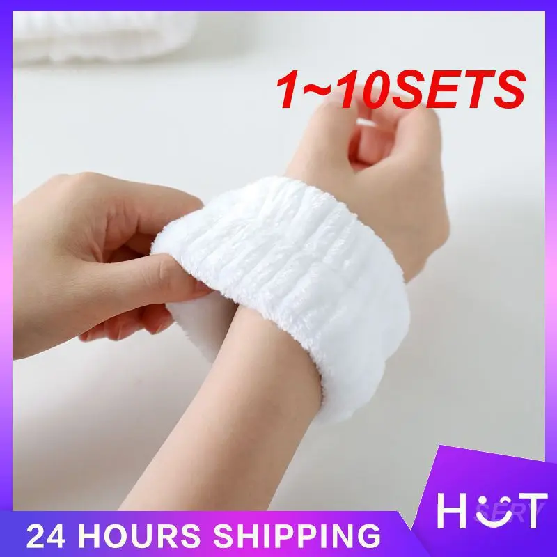 1~10SETS Wristband Multi-functional The Actual Durable Waterproof Case Washing Arm Absorbent Wristband Outdoor Fashionable