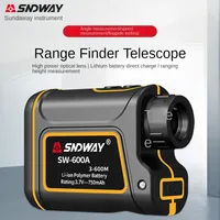 SNDWAY 600m 1000m 1500m Roulette Measure Telescope Laser Range Finder Digital Distance Meter Hunting Monocular Golf Rangefinder