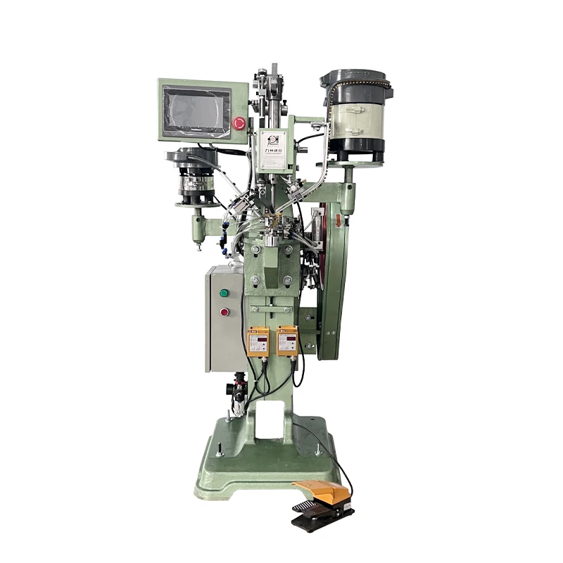 JZ-958G High-Efficiency Automatic Feeding Eyelet Machine for Roller Skates/Ice Skates/Inline Skates