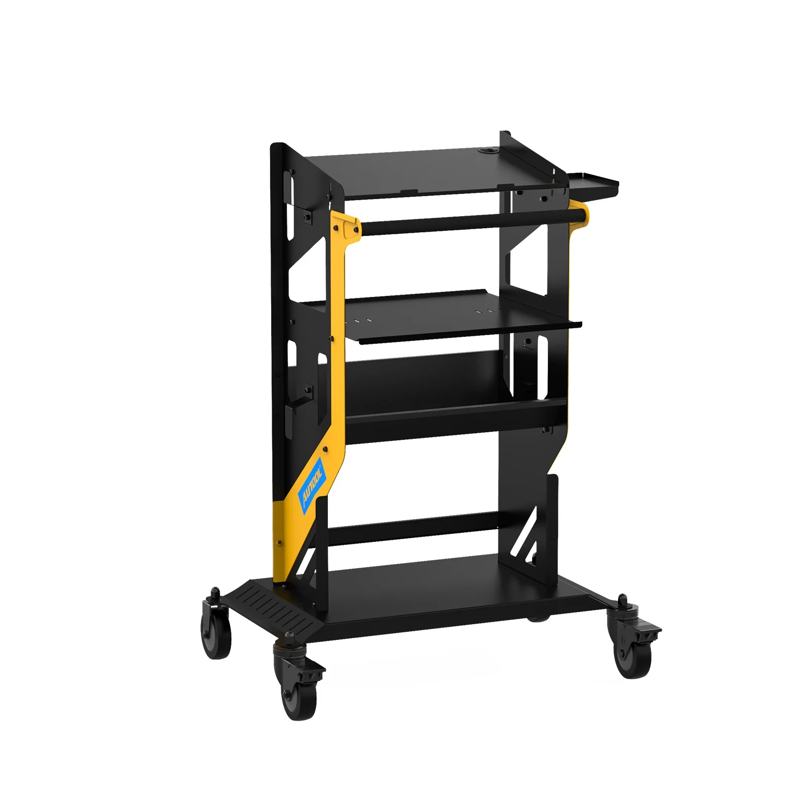AUTOOL 100kg Load-bearing Heavy Duty Utility Mechanic Cart Tool T22 Auto Repair Tier Rolling Tool Cart for Programming Power Workshop