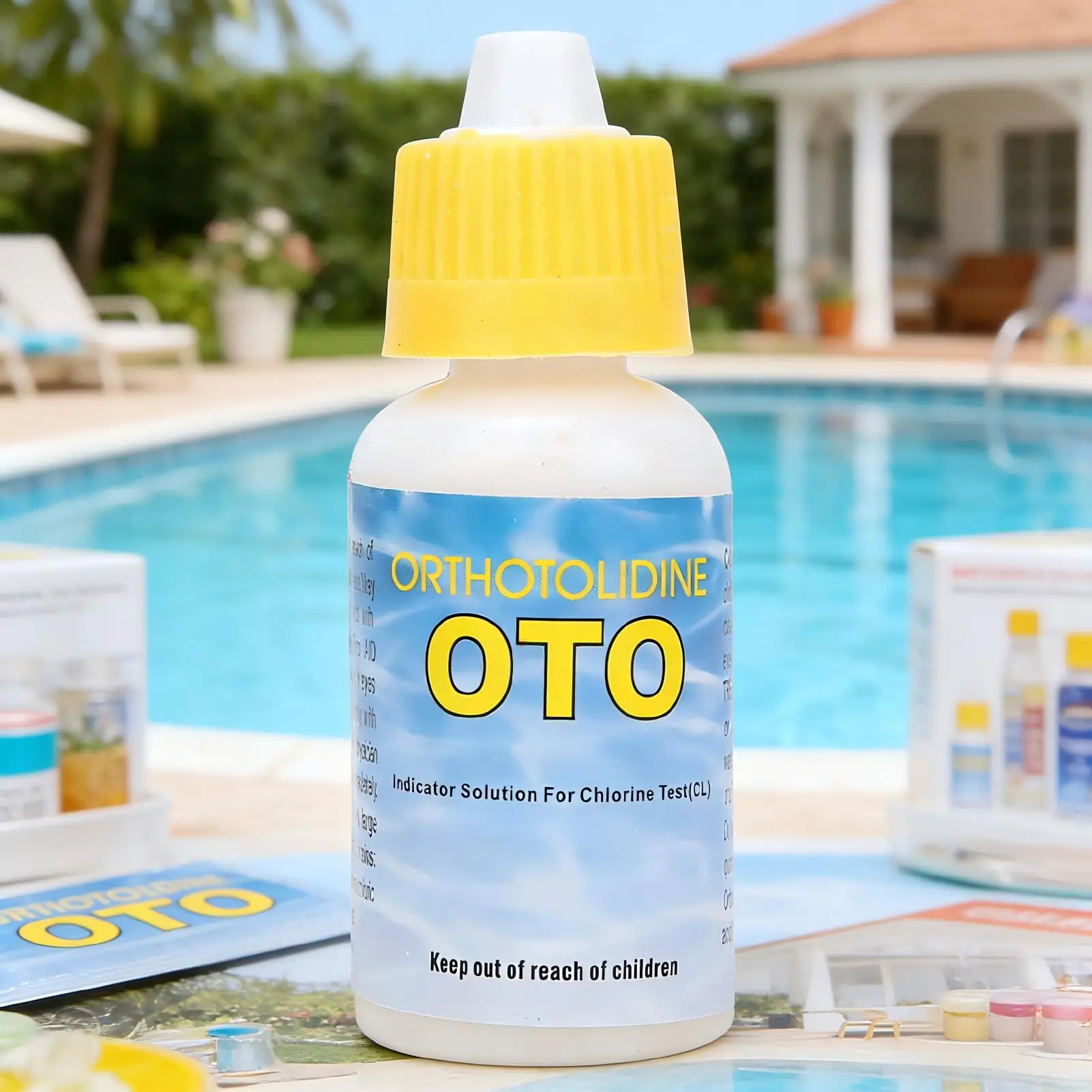 Water Quality Test Kit PH Chlorine Analyzer DIY Outdoor Garden Swimming Pool Hot Spring Spa Water Purity Testing Reagent Set