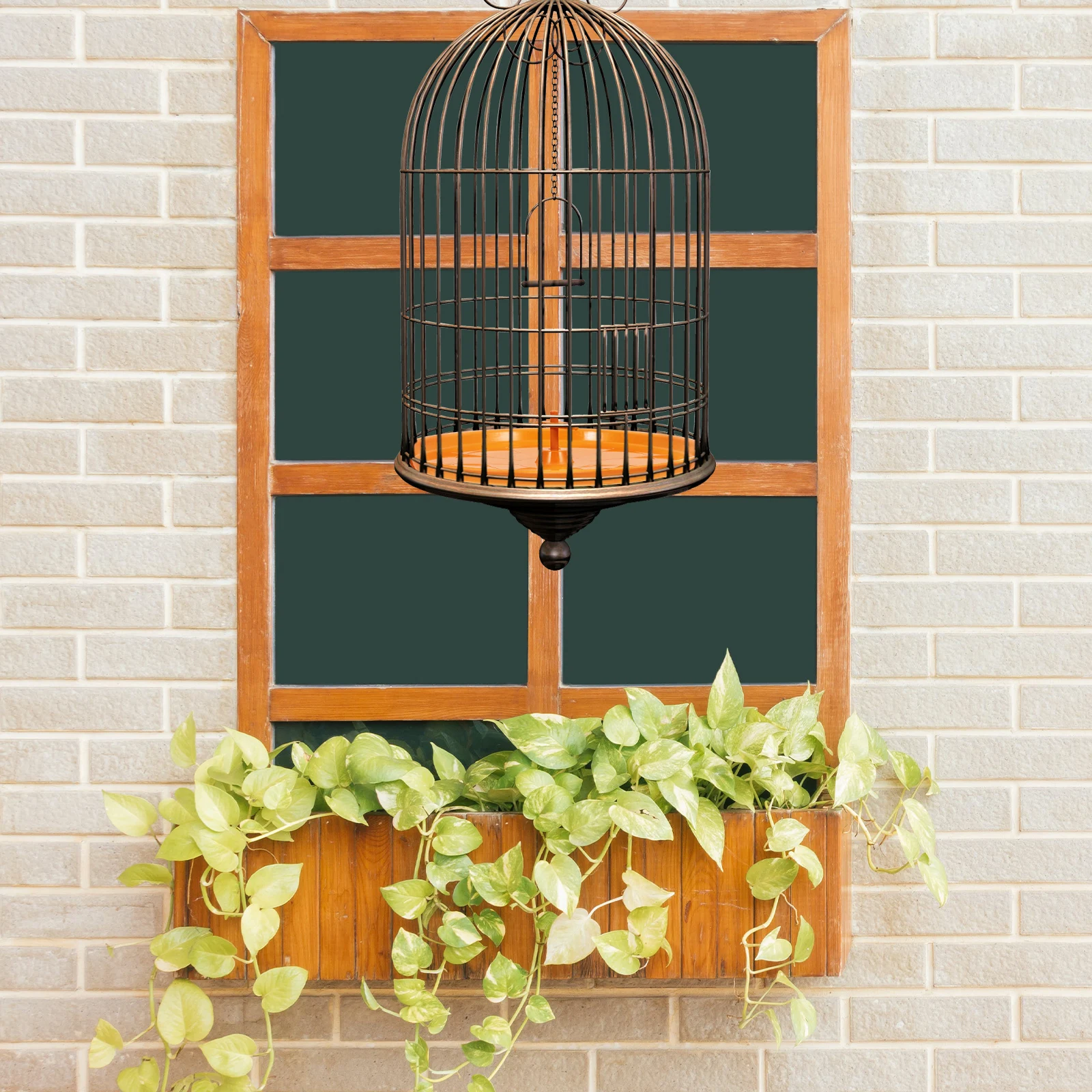 

Bird Cage Bottom Tray Durable Plastic Leakproof Easy Clean Replacement for Cages Parrot Accessories Poop Holder Fits Round