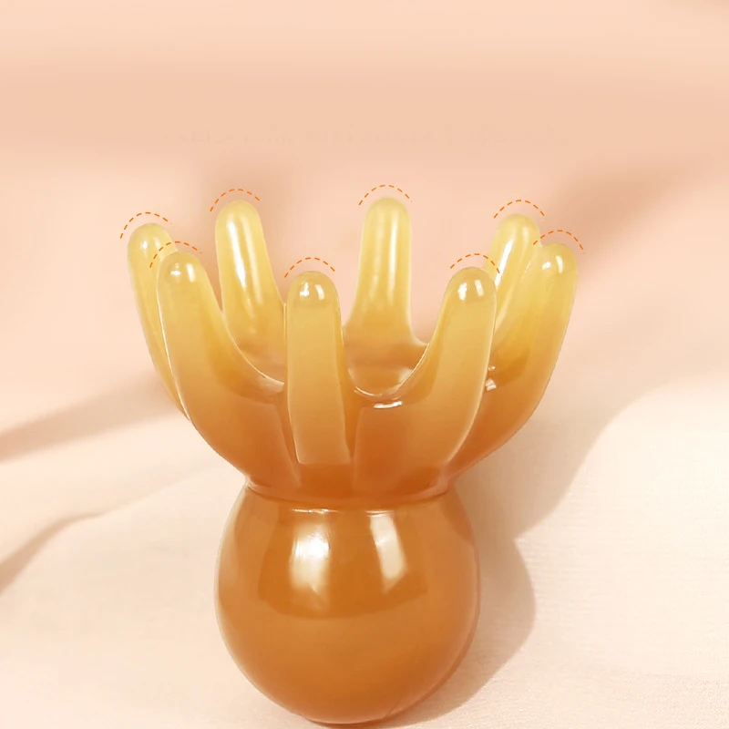 

1pc/ scalp massager, ergonomic design, 8-arm flexible design, handheld muscle tension and relaxation tool