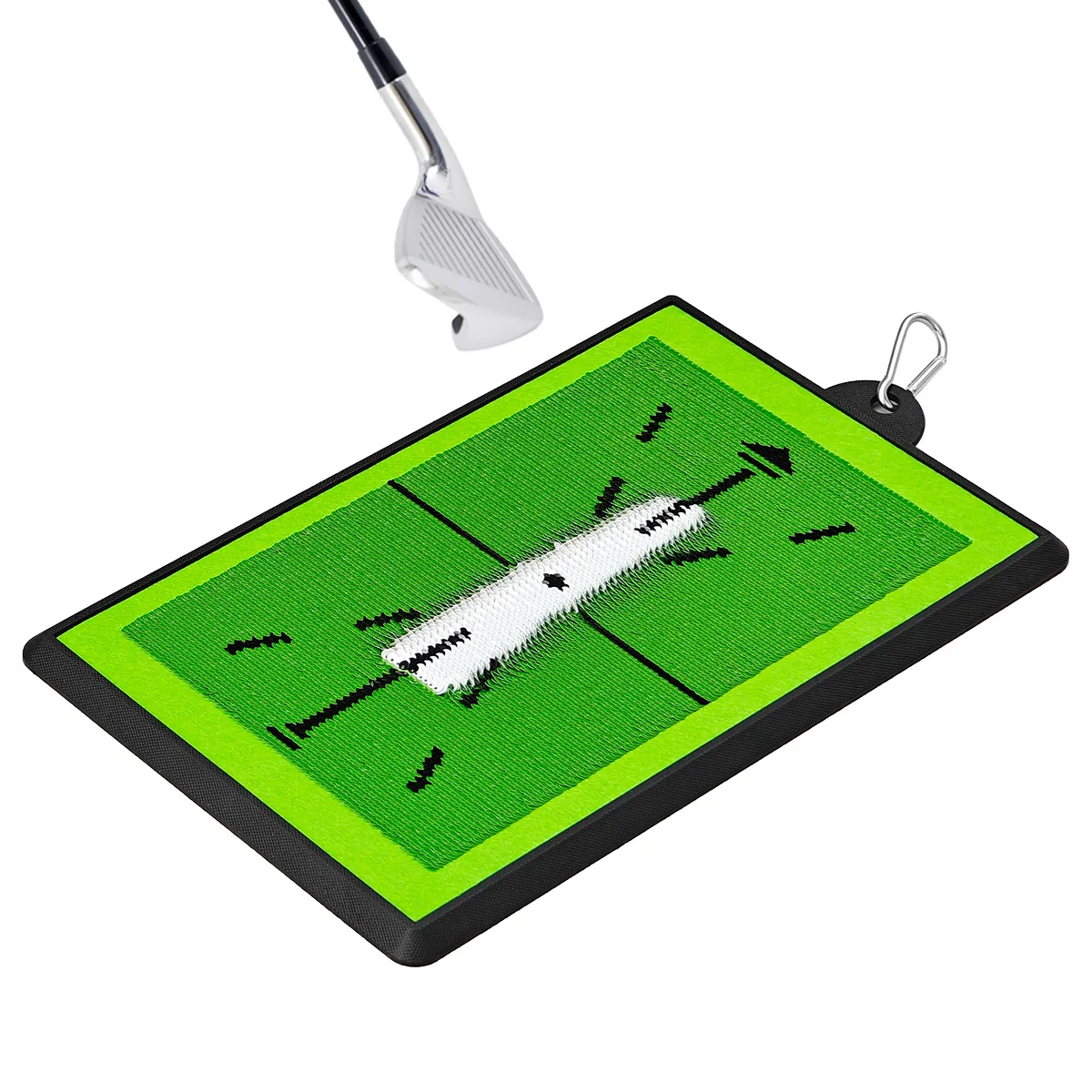 

Тренировочный коврик для гольфа с дополнительным ватингом и резиновым основанием. Тренировочный коврик для гольфа для обнаружения обратной связи.