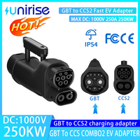car Adapter GBT To CCS2 DC 1000V Fast Charging Converter GB/T to CCS Combo 2 For EU Standard car CCS2 socket Connectors Adapter