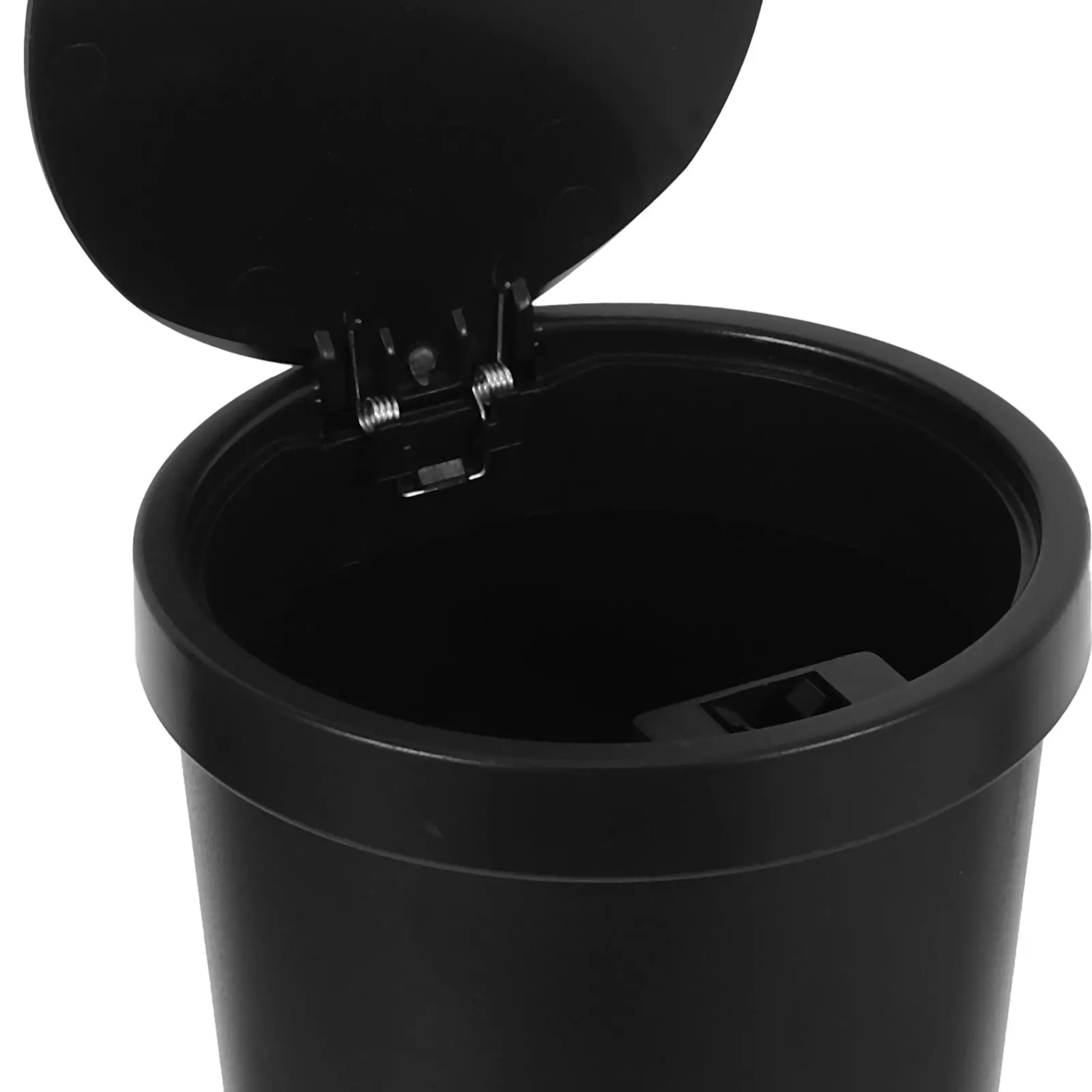 

Stylish Trash Can Cup Holder Garbage Bin Mini Portable Vehicle Dustbin Small Trash Can For Car With Lid Storage Case For Center