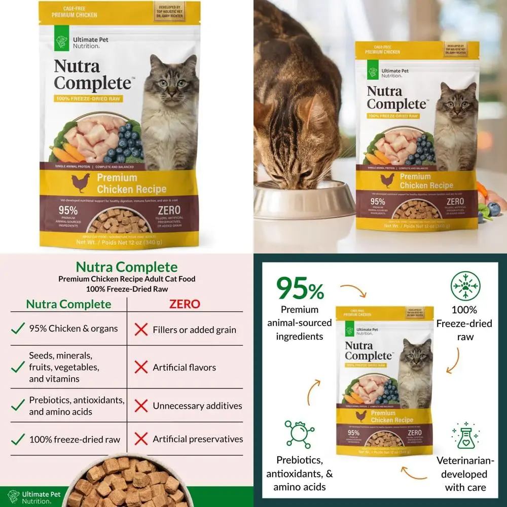 

Высококачественный сублимированный корм для кошек, 340 г