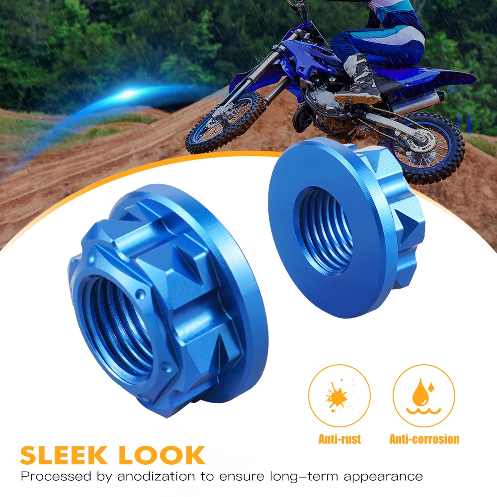 

Алюминиевая гайка передней и задней оси для YAMAHA YZ85 YZ 85 2002-2008 2007 2006 2005 2004 2003 NICECNC аксессуары для мотоциклов