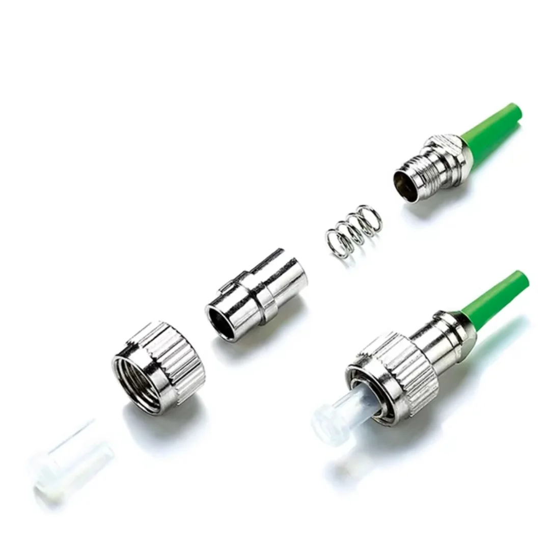 

FC fiber connector kit 1000pcs without ferrule fixed type SM MM APC black green optical ftth connector accessory 3.0 2.0 0.9mm