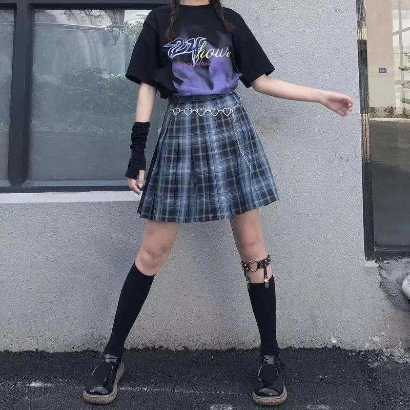 Estilo jk meninas cintura calças cintura corrente coração oco cinta feminina hip hop estilo moda fina cintos de cintura anime lolita traje