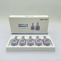 Bloques de cerámica de vidrio para laboratorio Dental, disilicato de litio C14, HT/LT para CAD CAM Sirona Cerec, materiales de Odontología de chapa, 5 unids/lote por caja