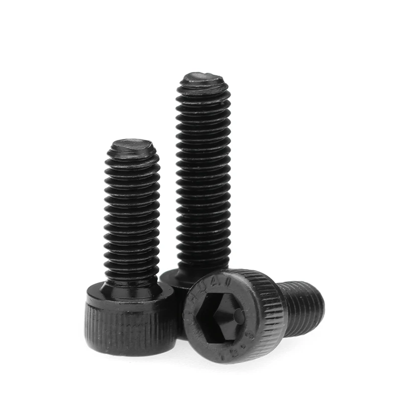 10pcs/lot Hexagon Hex Socket Cup Screw Bolts M6 M8 M10 Grade 12.9 Carbon Steel Allen Screw Din 912