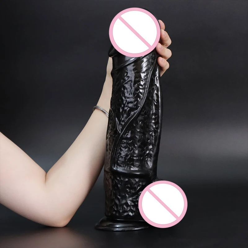 XXXL Fisting Dildo Anal Vaginal Stimulation 36.8x8.3cm Huge Realistic Dildos for Women Strapon Big Penis Sex Toys for Woman 18+