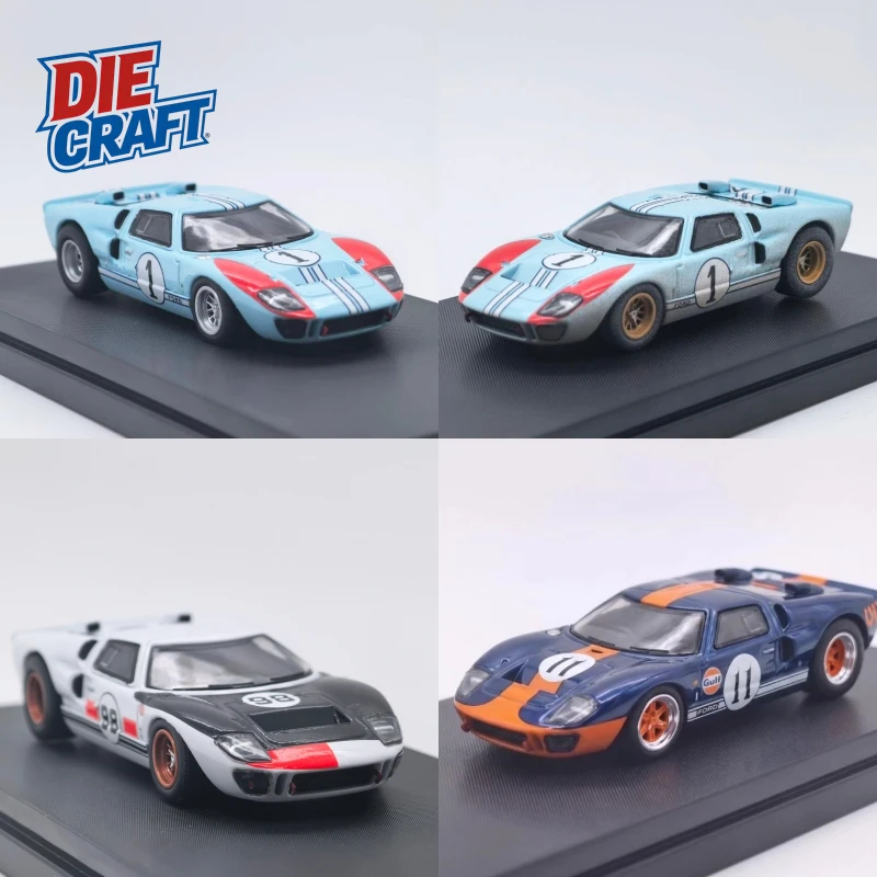 

[PreSale] DIECARFT 1:64 GT40 MK II 1966 Racing Le Mans Blue Daytona Racing Diecast Model Car