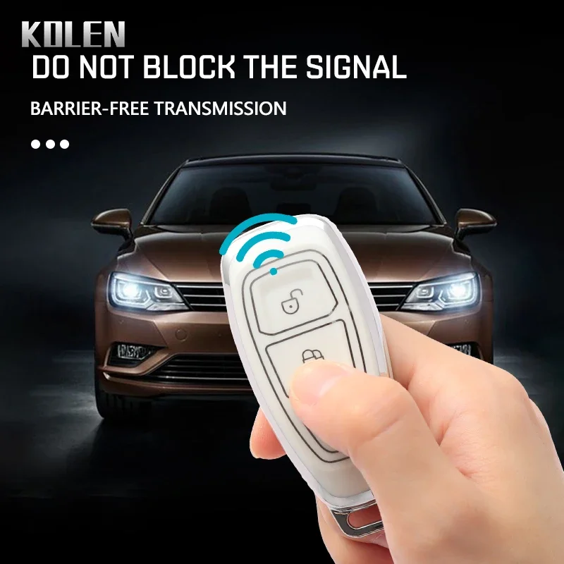 NEW TPU Car Remote Smart Key Case Cover Shell Fob For Ford Focus 3 4 ST Mondeo MK3 MK4 Fiesta Fusion Kuga 2013 2014 2015 2017
