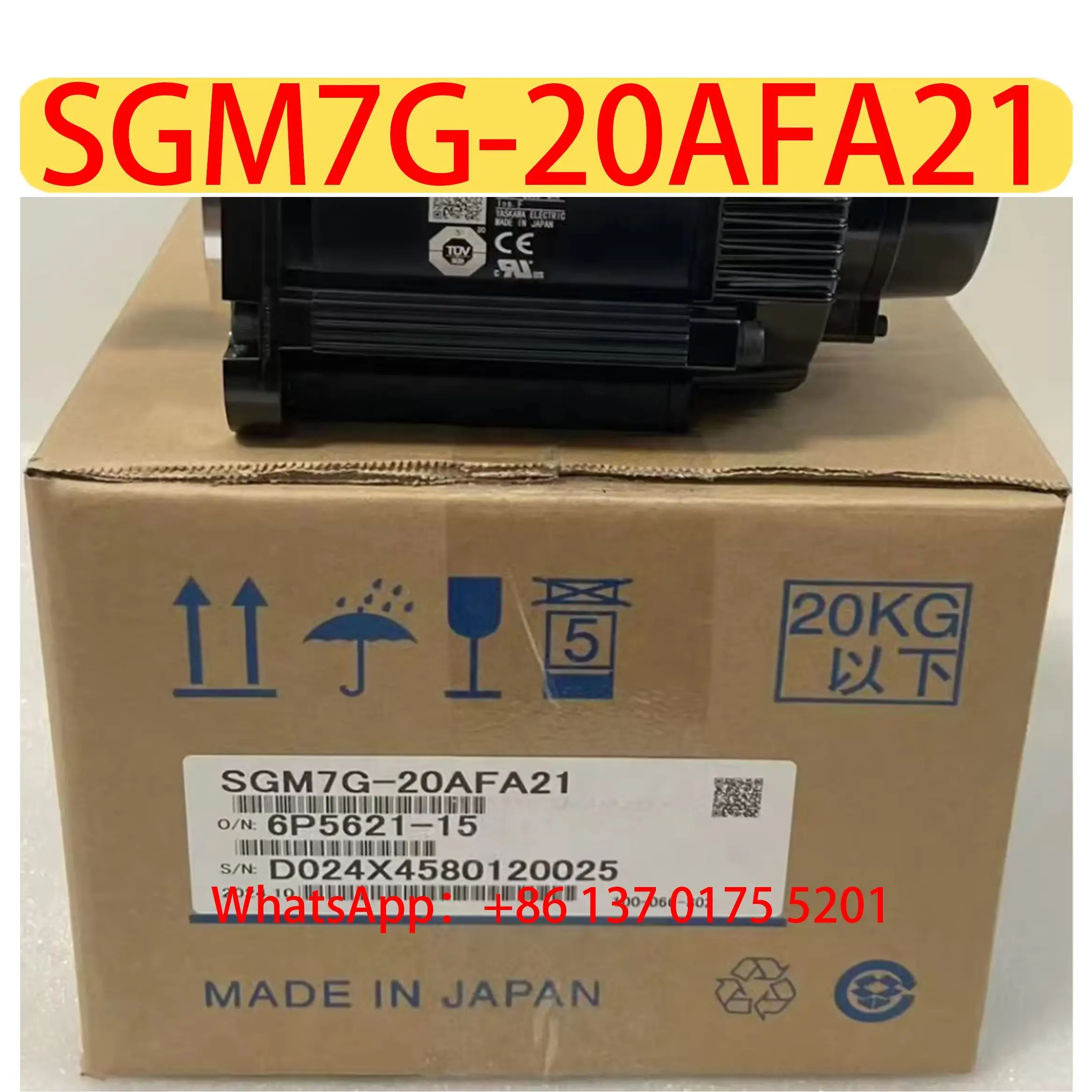 SGM7G-20AFA21 Brand New Servo Motor，Original Genuine，Fast shipping