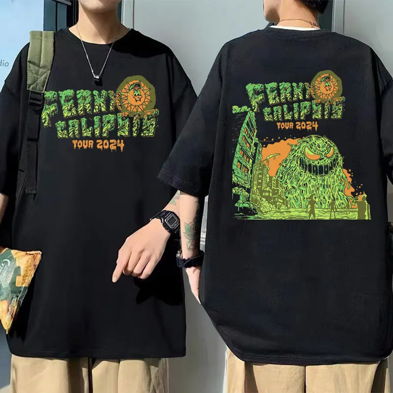 

Limited Edition Rapper Feid Ferxxo Ferxxocalipsis Tour 2024 T Shirt Men Women Cotton Oversized T-shirt Male Hip Hop Trend Tshirt