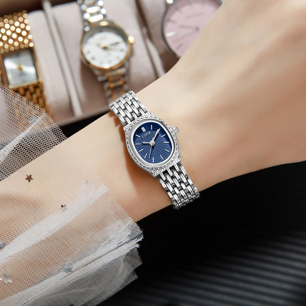 LIGE yeni kadın kuvars saatler - Luxury Watch News incelemesi ve fiyatı