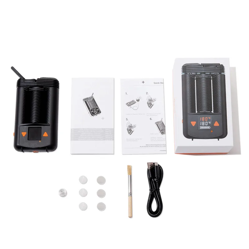 Imagem -02 - Mighy Mais Plus Portátil Erva Seca Vaporizador tc Condutivo & Convecção Cerâmica Aquecimento Herbva e Cigs Vape Vapor de Ervas Mod Kit Novo