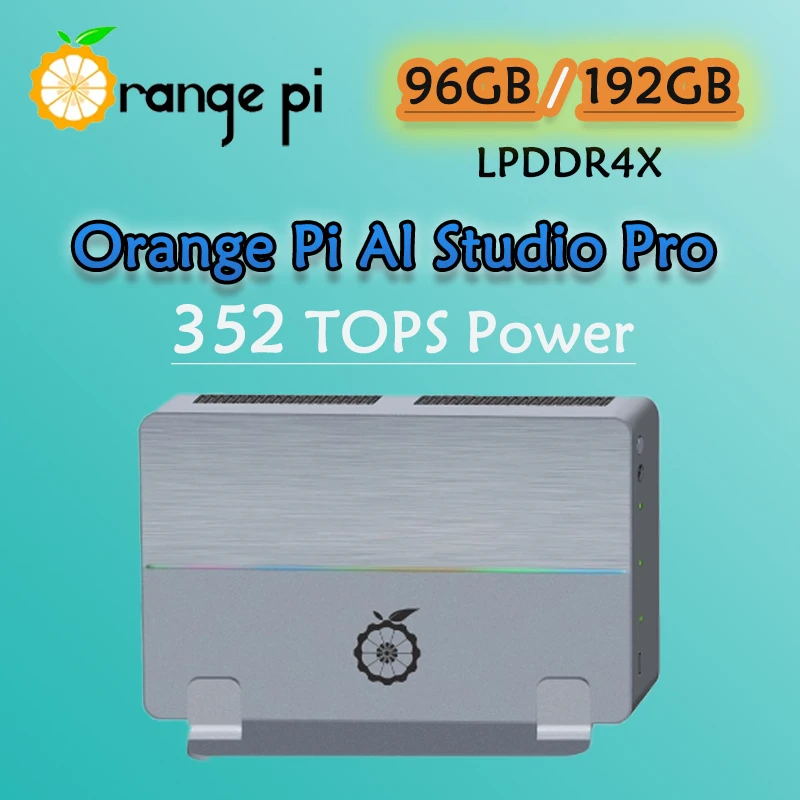 Orange Pi AI Studio Pro بطاقة الحساب Ascend Deve Board 352 TOPS Power OCR التعرف على بطاقة الحوسبة الذكية