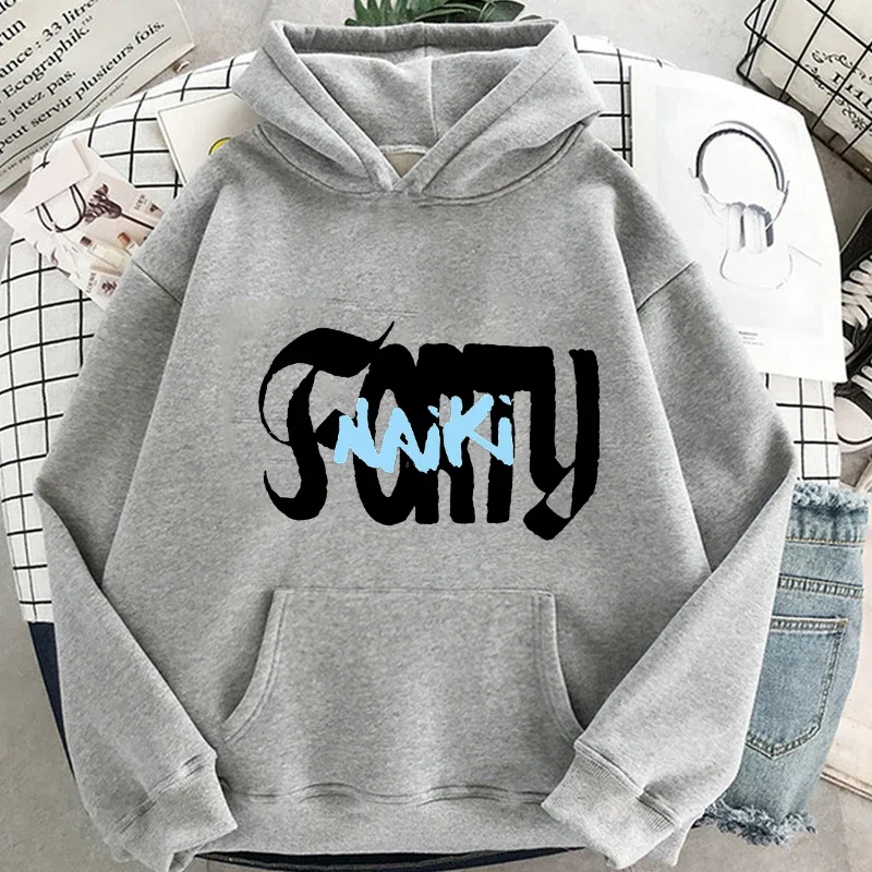 Nicki Nicole FORTY Print Hoodie Mens Clothing Hip Hop Vintage Oversized Sweatshirt Harajuku Pullover Fans Gift Unisex Streetwear