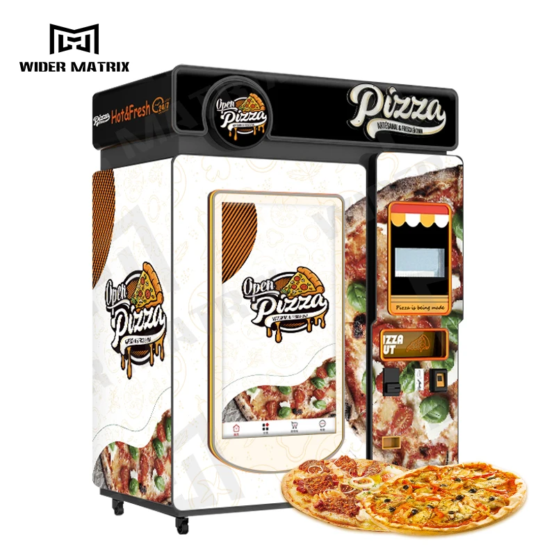 Picture 5: Customized Smart Touch Screen Pizza Vending Machine Commercial Fully Automatic Outdoor Hot Fresh Fast Food Self Service