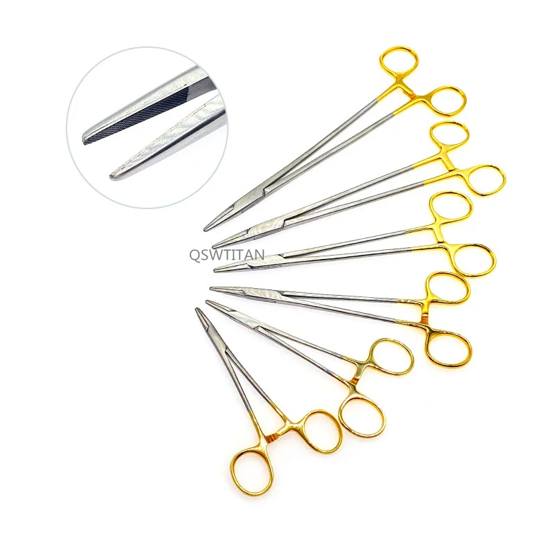 Insert Stainless Steel Needle Holder  Surgical Tools Pet Veterinary  Instruments Needle Holder Multifunctional