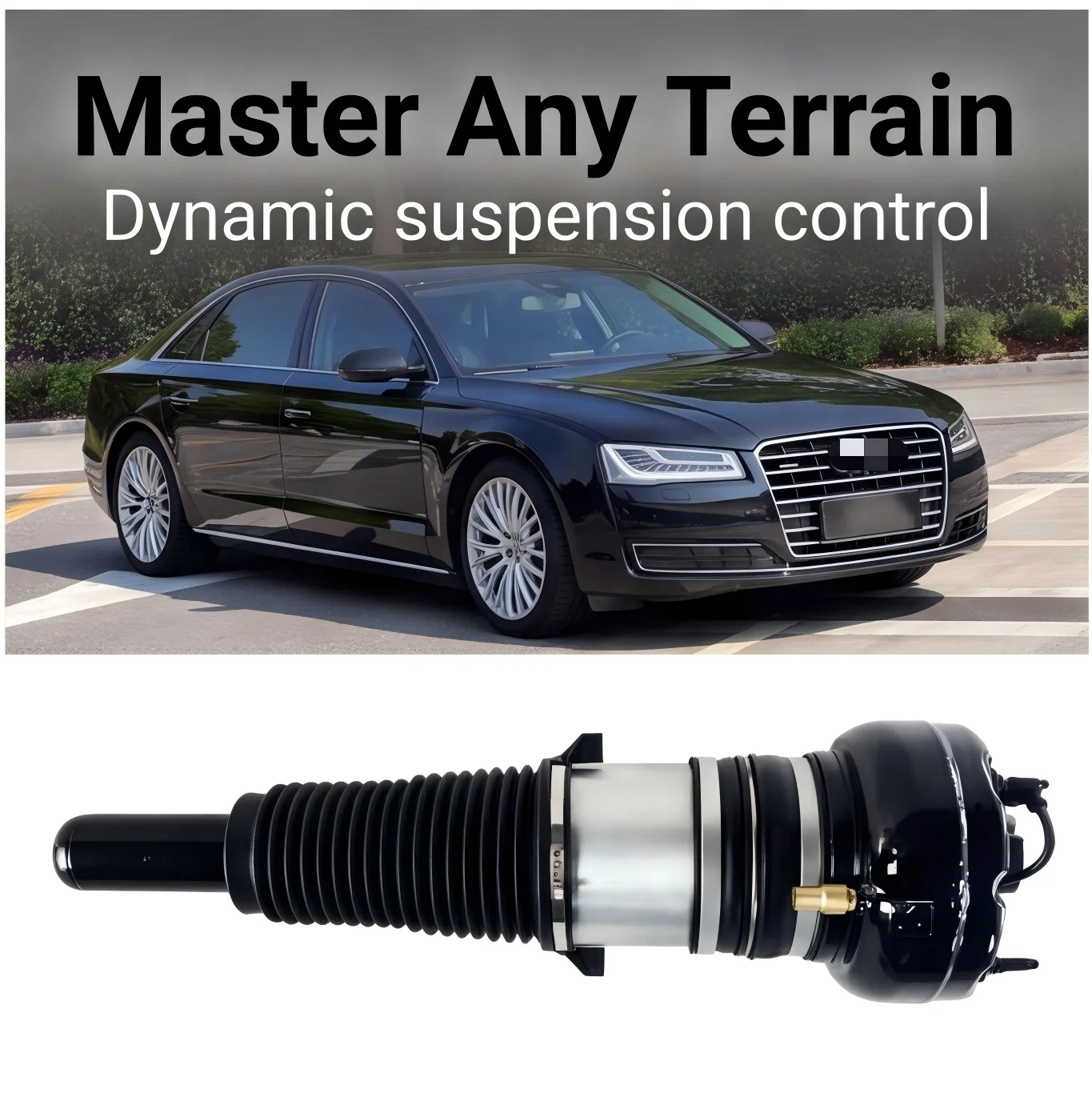 4H0616039D 4H0616040T,4H0616040AD Front Air Suspension Shock Spring strut For Audi A8 D4 4H S8