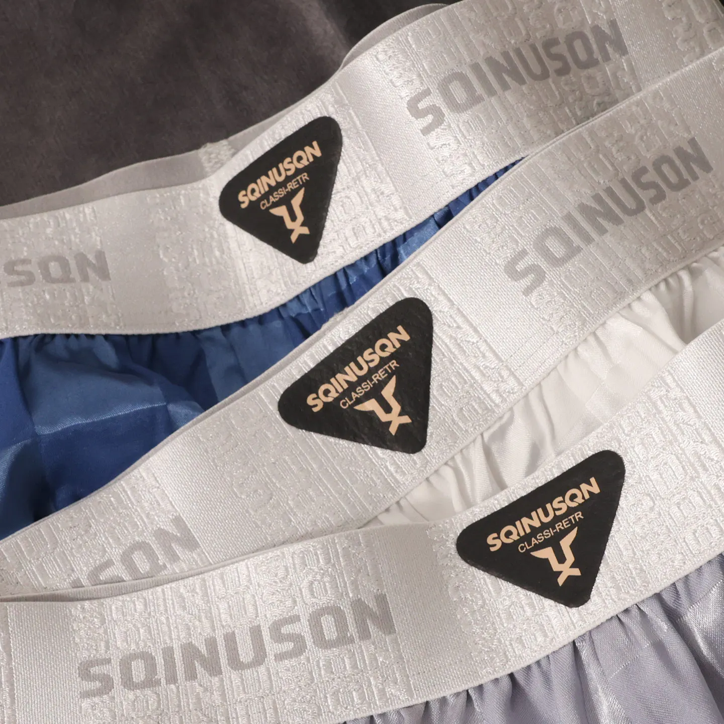 شورت بوكسر رجالي رائع من Ice Cool 95% بوليستر 5% سباندكس تصميم الشطرنج ملابس داخلية صيفية فضفاضة