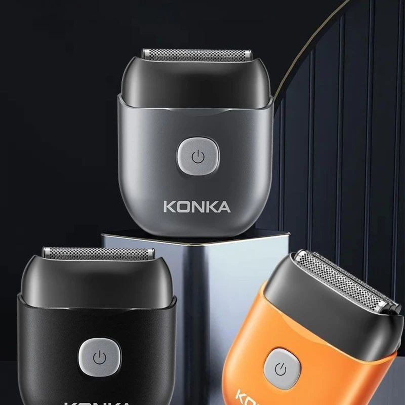 

KONKA Reciprocating Electric Shaver for Men Close Shave No Residue IPX6 Waterproof Portable for Trip Type-C Fast Charging Razor
